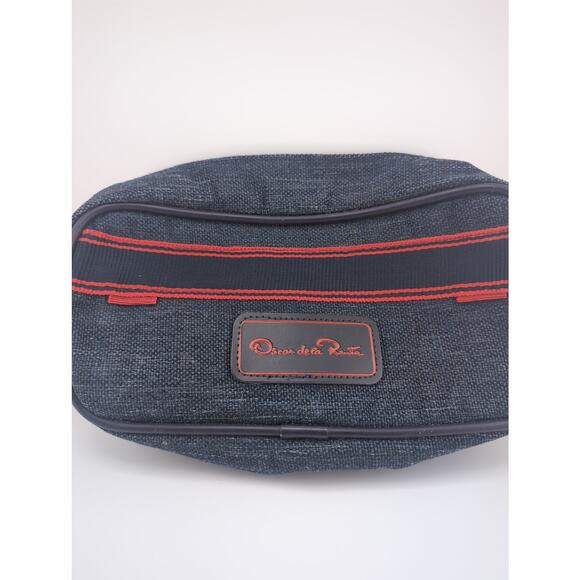 Oscar de la Renta Men's Travel Toiletry Zip Bag‎ Luxury Designer Accessory - Picture 2 of 5